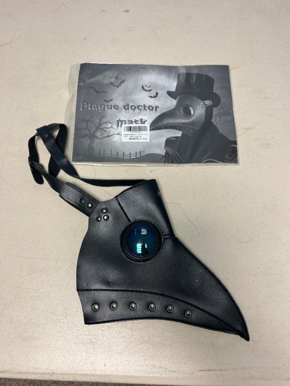 Halloween Plague Doctor Mask Steampunk Cosplay Costume Bird Beak Mask